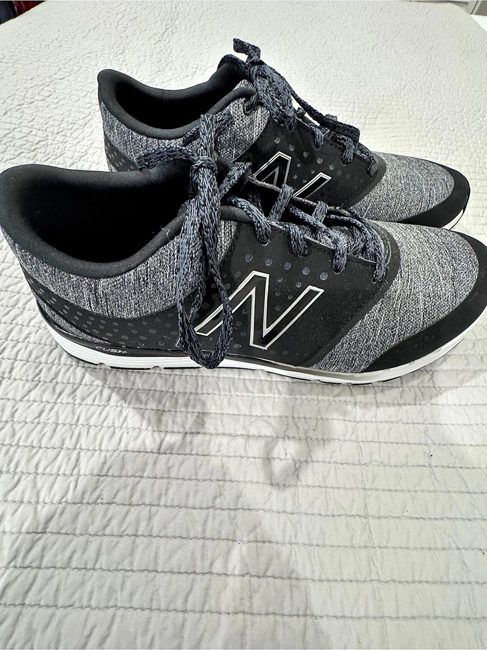 New Balance 574 Sport Athletic Sneakers Black & Gray US 10